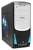 8 Drive Bays Mid Size ATX PC Case with 300 watt PS