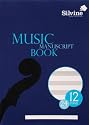 Silvine A4 Music Manuscript Book