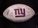 2011 NEW YORK GIANTS TEAM SIGNED AUTOGRAPHED FOOTBALL ELI MANNING COA + HOLOGRAM