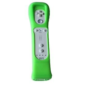 Wii MotionPlus Silicone Skin Jacket Glove Green