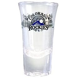 Colorado Rockies Flared Top Shooter Shot Glass - MLB Baseball Fan Shop Sports Team Merchandise