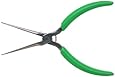 Xcelite NN7776V Long Needle Nose Plier with Green Cushion Grip Handle, Serrated Jaw, 6" Length, 2-5/16" Jaw Length, Carded
