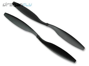 12x4.5 Counter Rotating Pair Electric RC Airplane Propellers from Toy RC Airplanes
