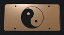YING YANG FENG SHUI LICENSE PLATE W/FREE FRAME