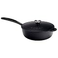 Le Creuset 2.25 Quart Saucier Pan, Satin Black