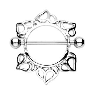 Star Nipple Shield 316L Surgical Stainless Steel Barbell Jewelry