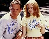 Signed Scream 8x10 By Matthew Lillard and Rose McGowan