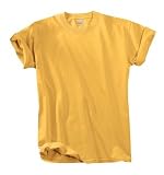 NEW District Threads - Pigment-Dyed Tee Mustard-XS