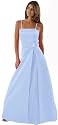 Elegantes langes Abendkleid, Farbe hellblau von Astrapahl