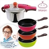 Maron マロンズ プレッシャークッカー 4L&フライパンセット グリーン 8900-000044