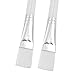 Makeup Clear Plastic Handle Facial Mud Mask Brush 2 Pcs by Rosallini