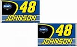 Jimmie Johson Racing Two Sided Fan Flag