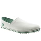 Fred Perry Kingston Stamp Down - 12 Uk - White & Green - Fabric