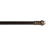 Kenney Cafe Oil Rubbed Window Curtain Rod, 48 to 84-Inch, Bronze