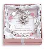 Clearly Charming Love, Daughter, Forever Silver & Crystal Expressively Yours Bracelet