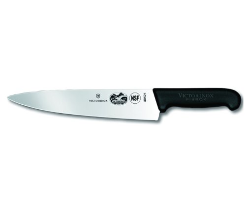 Victorinox 47521 10-Inch Chef's Knife, Black Fibrox Handle