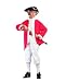 Child Medium 8-10 for 6-8 Yrs - Colonial Captain Child Economy Costume (Hat, shoes an...