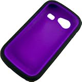 Dual Layer Cover Case for Samsung Nexus S / Nexus S 4G, Black/Purple