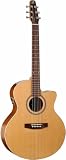 Seagull Performer Mini-Jumbo Gloss Cedar Top Cutaway Acoustic / Electric Guitar w/ QII Electronics