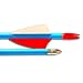 28-inch One Dozen Standard Practice Cedar Wood Archery Arrows (Assorted Colors)