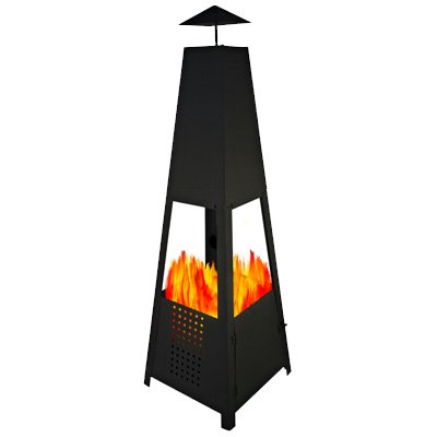 Dekorativer Feuerkorb, Terrassenkamin, Feuerschale, Ofen, bzw. Kamin 100cm hoch