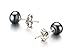 Black 6-7mm AA Freshwater Pearl Earring Set