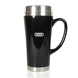 Audi Black Acrylic Coffee Mug, Genuine Audi Product by Audi