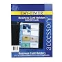 Business/Credit Card Holders, Fits Folio Size 8 1/2" x 11" DTM87325