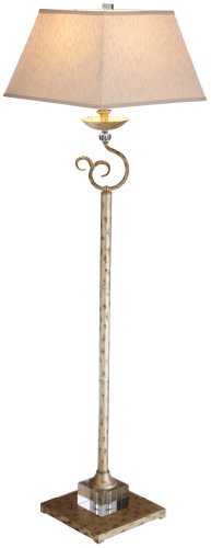 Candice Olson Lighting Lucy Floor Lamp, White/Gold On Sale