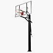 Goalrilla GLR GS II In-Ground Basketball System with 60-Inch Aluminum Framed Tempered Glass Backboard