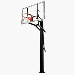 Goalrilla GLR GS II In-Ground Basketball System with 60-Inch Aluminum Framed Tempered Glass Backboard