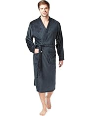 Ribbed Fleece Dressing Gown