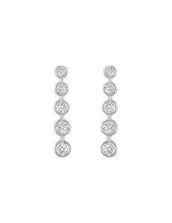 Diamond Journey Earrings 14K White Gold - 2.00 CT Diamonds