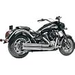 02-09 YAMAHA XV17PC: SAMSON WARLORD II BULL DAWGS EXHAUST