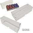 Set of 10 Clear Acrylic Chip Rack Cover - Casino Supplies > Chip Cases & Carousels > Carriers