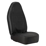 Auto Expressions Sleek Black Universal-Fit Front Seat Cover