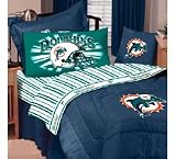 NFL Bedding Set - Miami Dolphins Comforter Sheet Set