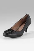 Per Una Leather Jewel Embellished Court Shoes [T02-1525-S]