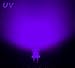 100pcs X Super Bright 5mm Flat Top Led Light Lamp Led uv (deg 120-140)