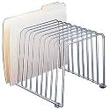 Fellowes Desktop Organizer, 11 Sections, Wire, 9 Inch Width x 11.375 Inch Depth x 8 Inch Height, Silver (72012)