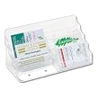 deflect-o Eight-Pocket Business Card Holder, 400 Cards Capacity, Clear (70801)