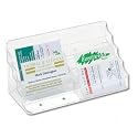 deflect-o Eight-Pocket Business Card Holder, 400 Cards Capacity, Clear (70801)