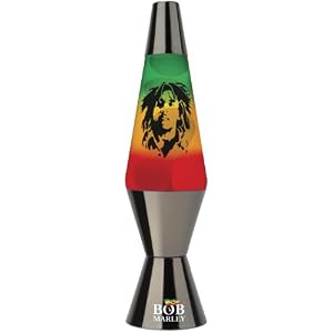 Lava Lite 2303-4001 Bob Marley Radiant Rasta Lamp, 14-1 2-Inch, Tinted by Lava Lite