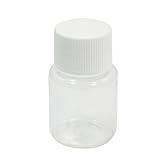 uxcell ラブプラスチック製ボトル　キャップ　実験室　クリア　ホワイト　15mL容量