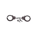 Black Steel Handcuffs
