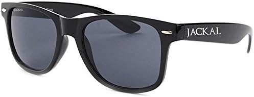Jackal Sunglasses - JS001 All Back Premium Black Frame Smoke Lens UV400 The Best Protection From Chiang Mai Thailand
