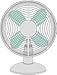 クラシックファン(扇風機)CLV-171-SV/BL
