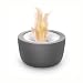 Small Tabletop Firepit - Stainless Steel and Ceramic (Stainless Steel/Black) (4.25