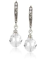 1928 Bridal Amore Lever Back Crystal Drop Earrings