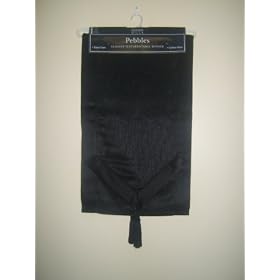 Buy Benson Mills Pebbles 13-Inch by 90-Inch Fabric Table Runner, Black by Benson Mills